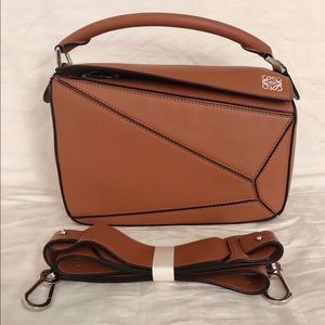 100% Authentic LOEWE SMALL PUZZLE BAG in TAN
